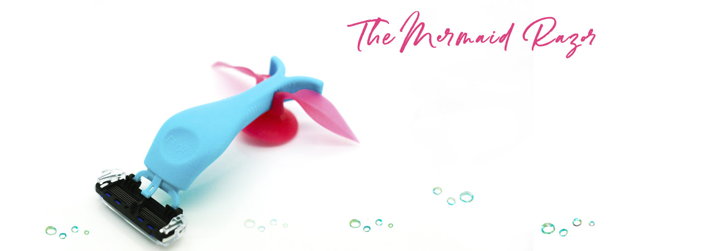 the mermaid razor by lequa beauty is made for mermaids by mermaids.  delivering the smoothest shave ever. 