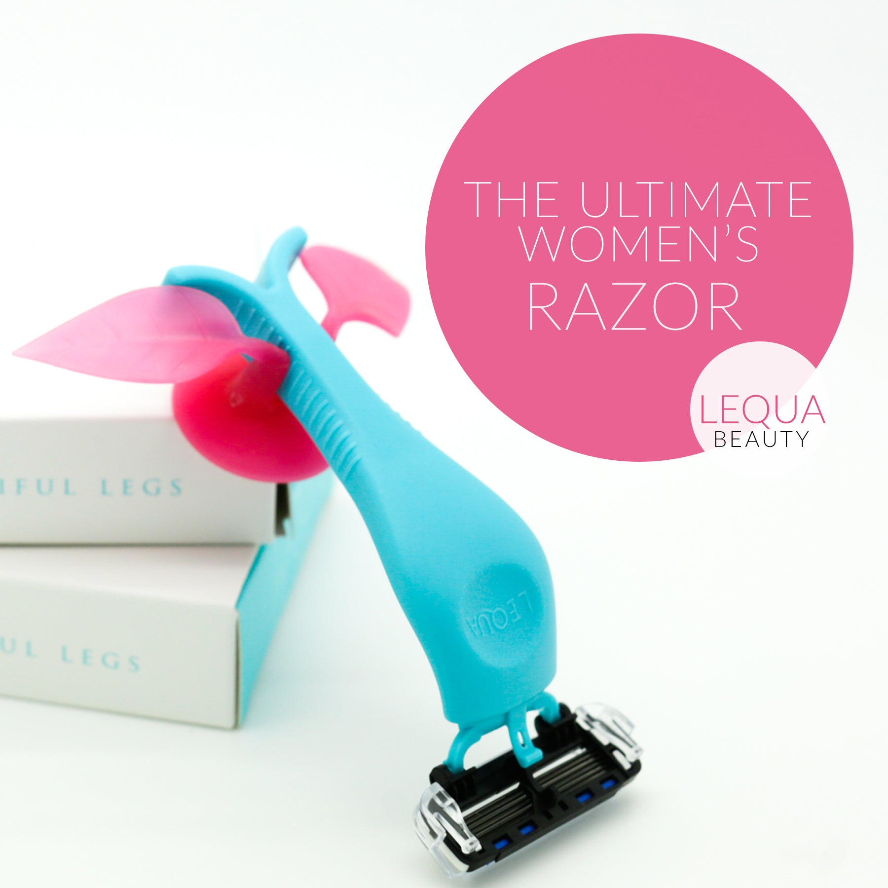 The Best Women's Razor under the sea, the Mermaid Razor for the smoothest, cleanest shave, be bikini ready with Lequa Beauty