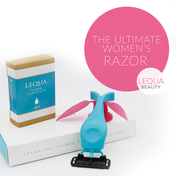 The Best Women's Razor under the sea, the Mermaid Razor for the smoothest, cleanest shave, be bikini ready with Lequa Beauty