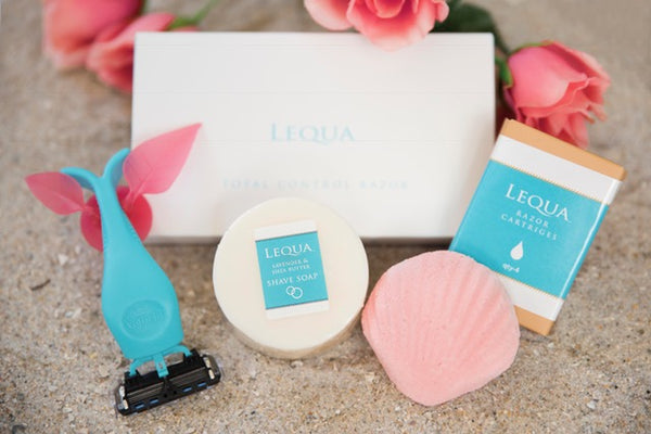 The Best Women's Razor under the sea, the Mermaid Razor for the smoothest, cleanest shave, be bikini ready with Lequa Beauty